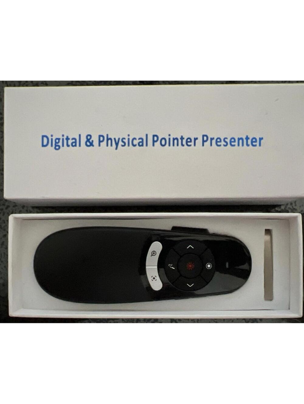 Wireless Digital Presenter Remote Clicker With Pointer New